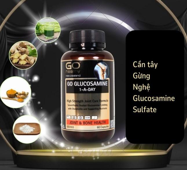 Viên uống bổ xương khớp Go Healthy Go Glucosamine 1 A Day 1500mg