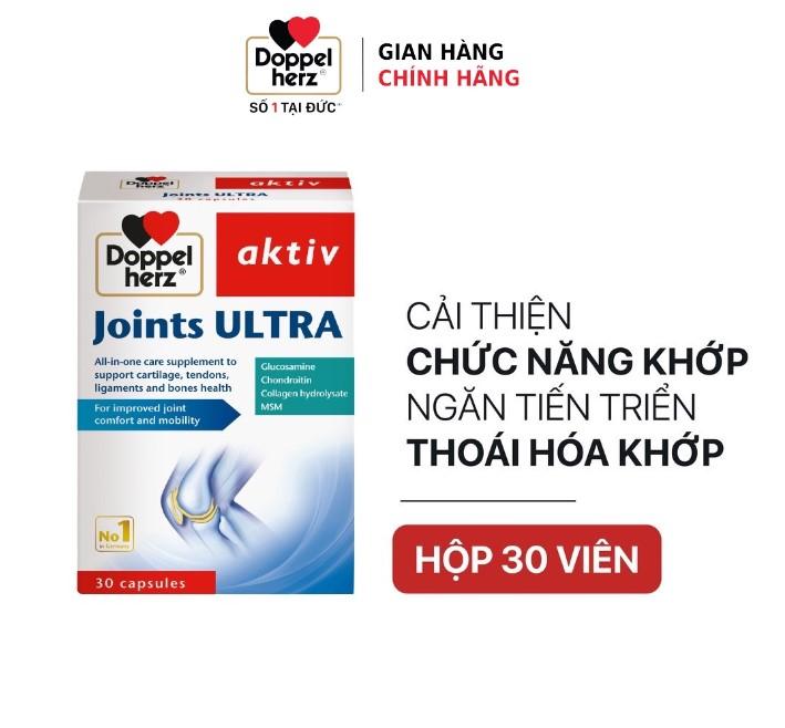 Viên uống cải thiện chức năng khớp và ngăn sự tiến triển thoái hóa Doppelherz Aktiv Joints Ultra