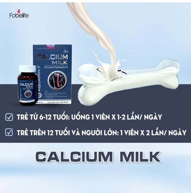 Viên uống Calcium Milk Fobe