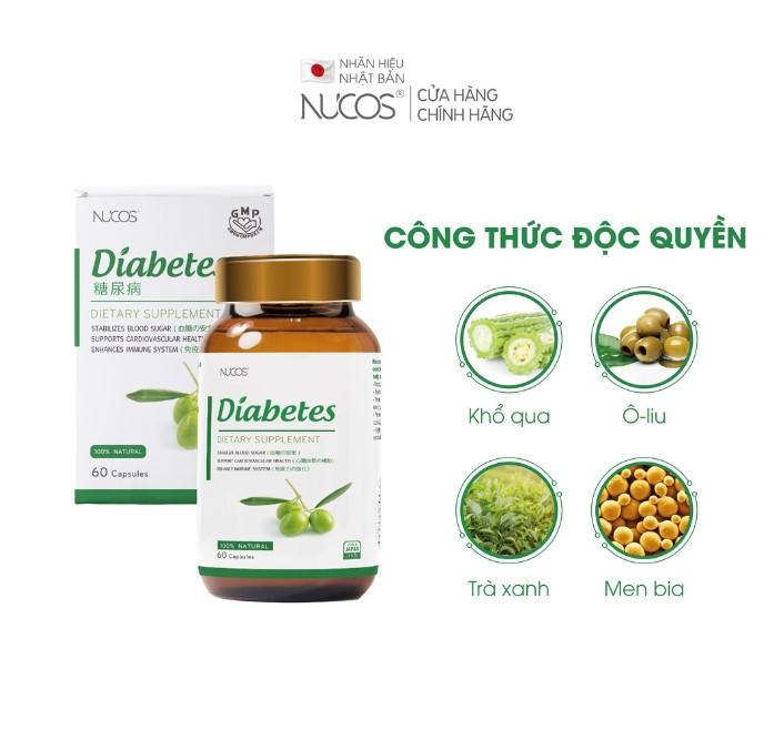 Viên uống cân bằng đường huyết Nucos Diabetes