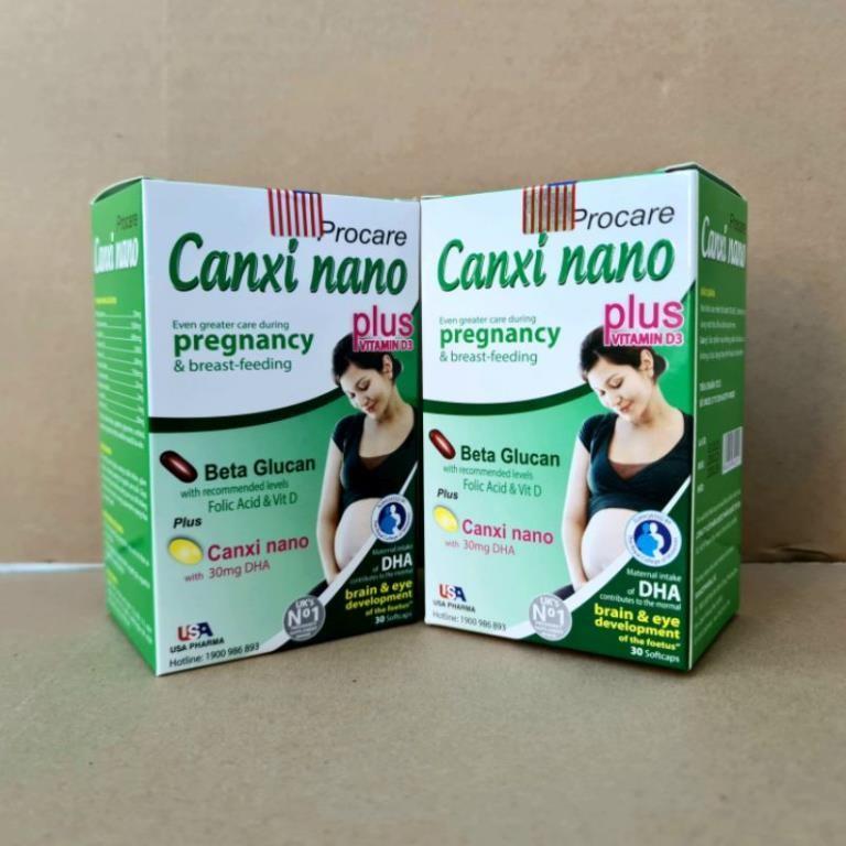 Viên uống Canxi Nano Plus Omega 3 ProCare