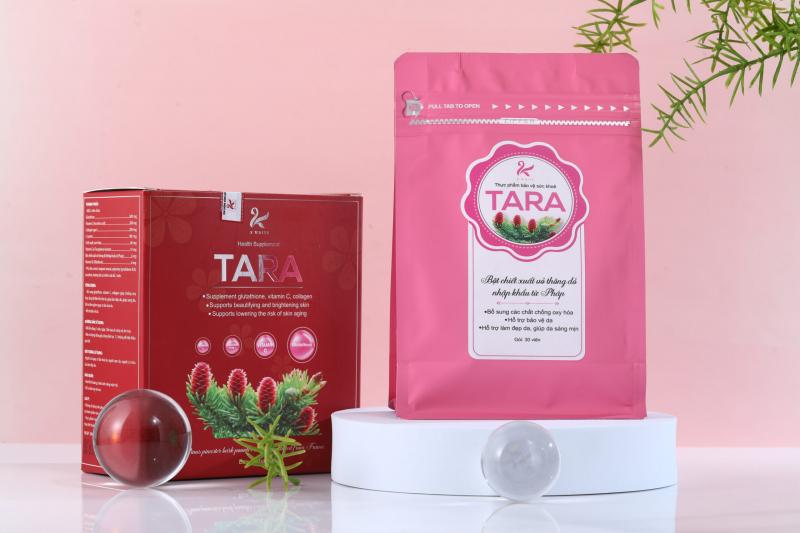 Viên Uống Chống Nắng Trắng Da K WHITE Tara hỗ trợ làm đẹp da bổ sung dưỡng chất giúp làn da trắng mịn màng 30 gói