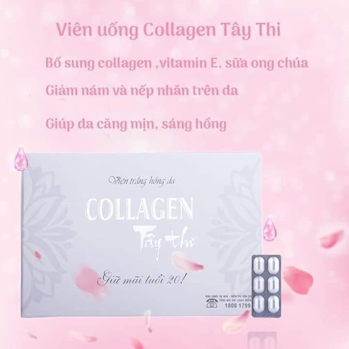 Viên uống Collagen Tây Thi mờ nám, tàn nhang Sao Thái Dương