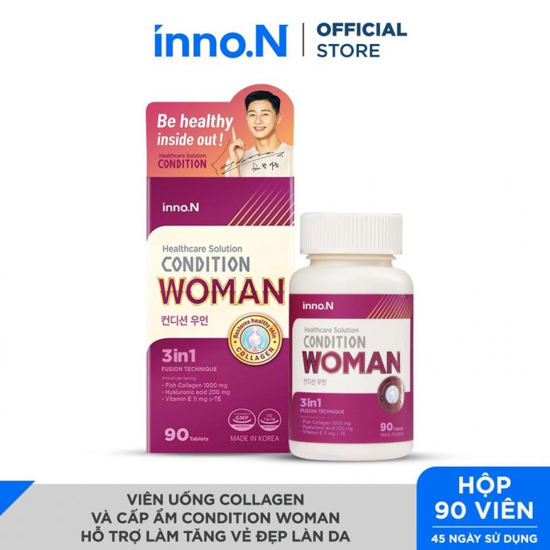 Viên uống collagen và cấp ẩm Condition Woman