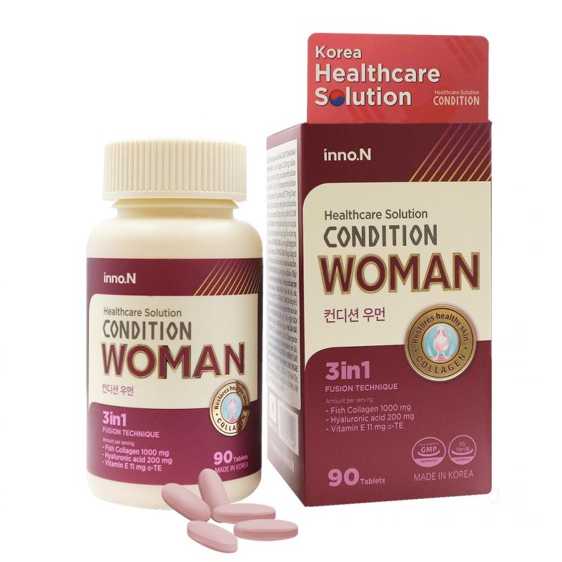 Viên uống collagen và cấp ẩm Condition Woman