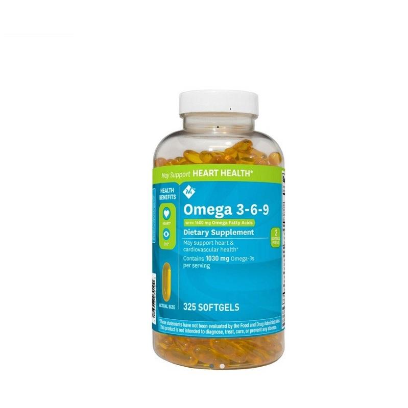 Viên uống dầu cá Member’s Mark Omega 3-6-9 Supports Heart Health