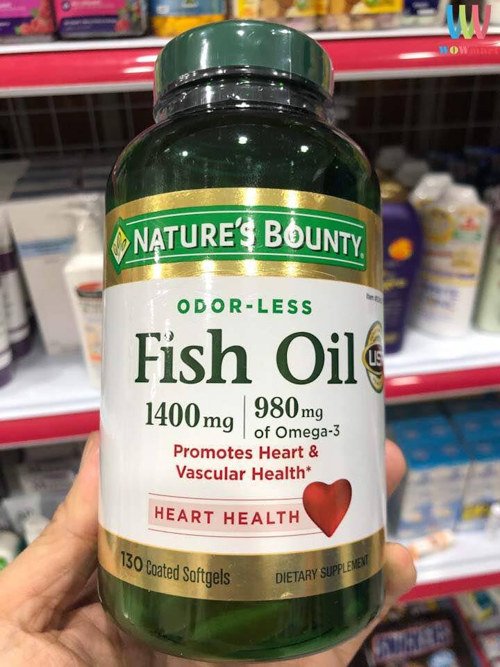 Viên uống dầu cá Nature's Bounty Fish Oil