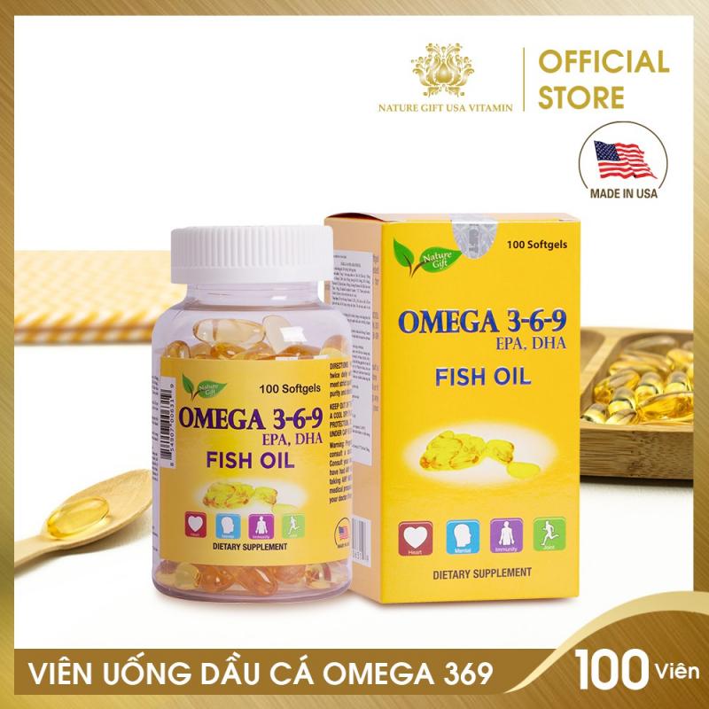 Viên uống dầu cá Omega 369 - Nature Gift USA