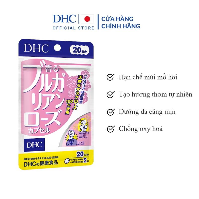 Viên uống dầu hoa hồng thơm cơ thể DHC