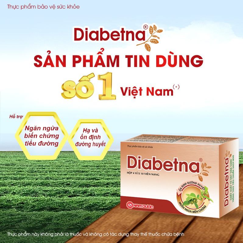 Viên uống dây thìa canh Diabetna Ích Nhân