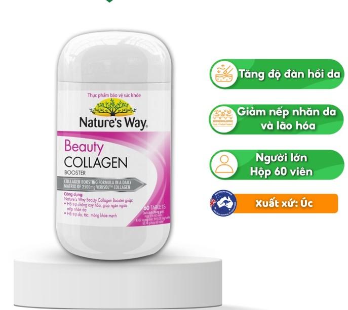 Viên uống đẹp da bổ sung collagen Nature's Way Collagen Booster