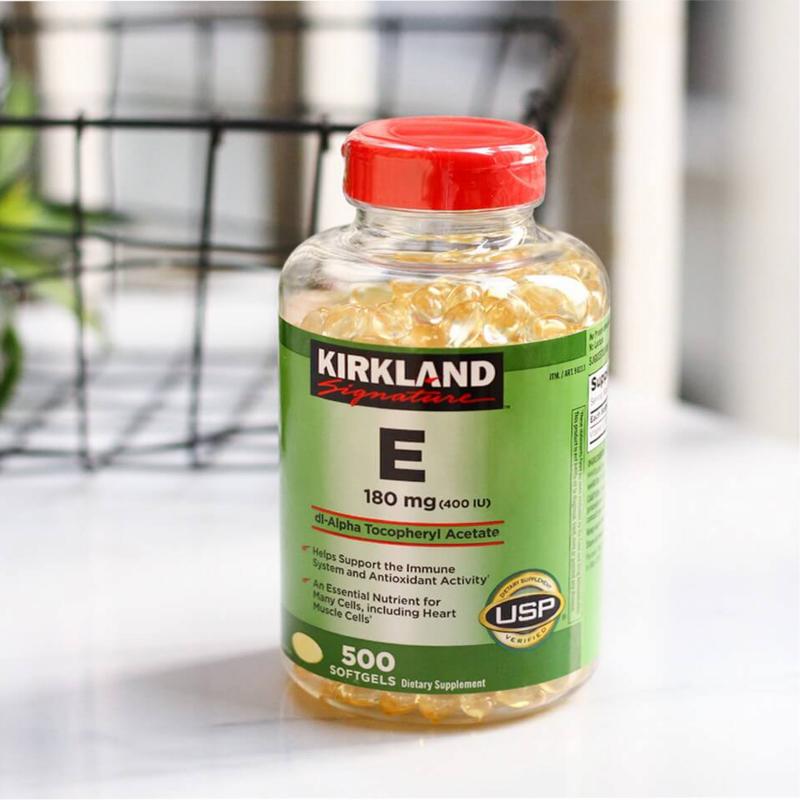 Vitamin E Thiên Nhiên 400 I.U Kirkland Signature của Mỹ