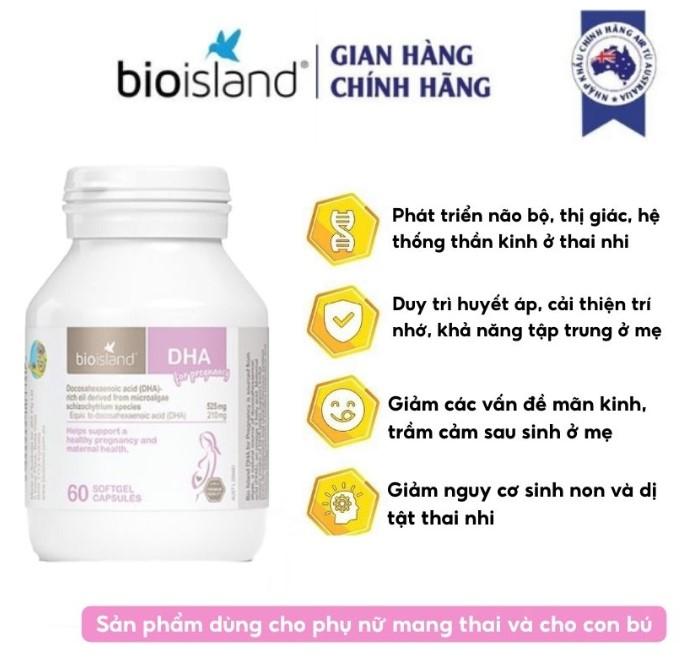 Bio island DHA cho bà bầu