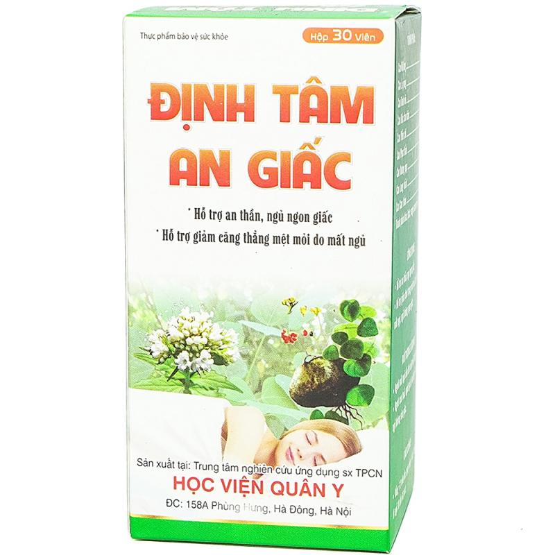 Viên uống Định Tâm An Giấc Hvqy (Hộp 30 Viên)