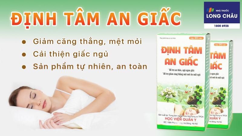 Viên uống Định Tâm An Giấc Hvqy (Hộp 30 Viên)