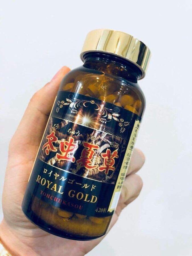 Viên uống Đông Trùng Hạ Thảo Tohchukasou Royal Gold cao cấp Nhật Bản