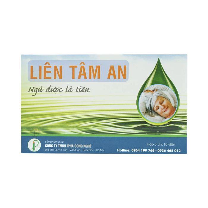 Viên uống dưỡng Tâm An Thần Liên Tâm An 30 Viên