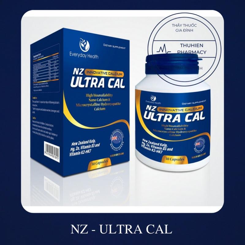Viên uống Everyday Health NZ - Ultra Cal bổ sung Canxi hữu cơ