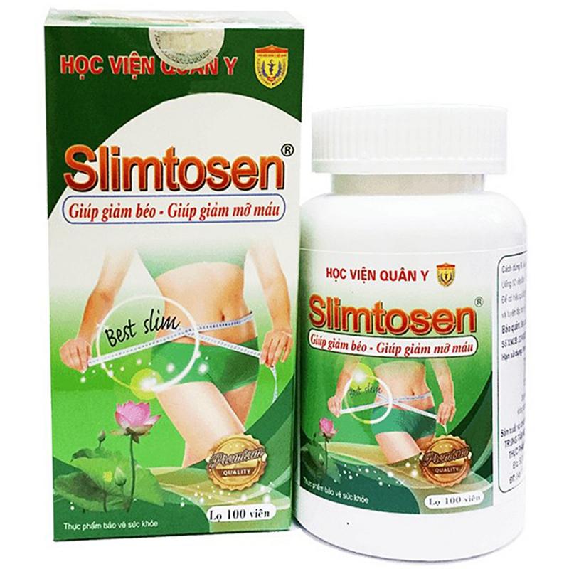 Viên uống giảm cân Slimtosen Extra Học Viện Quân Y Việt Nam (100 viên)