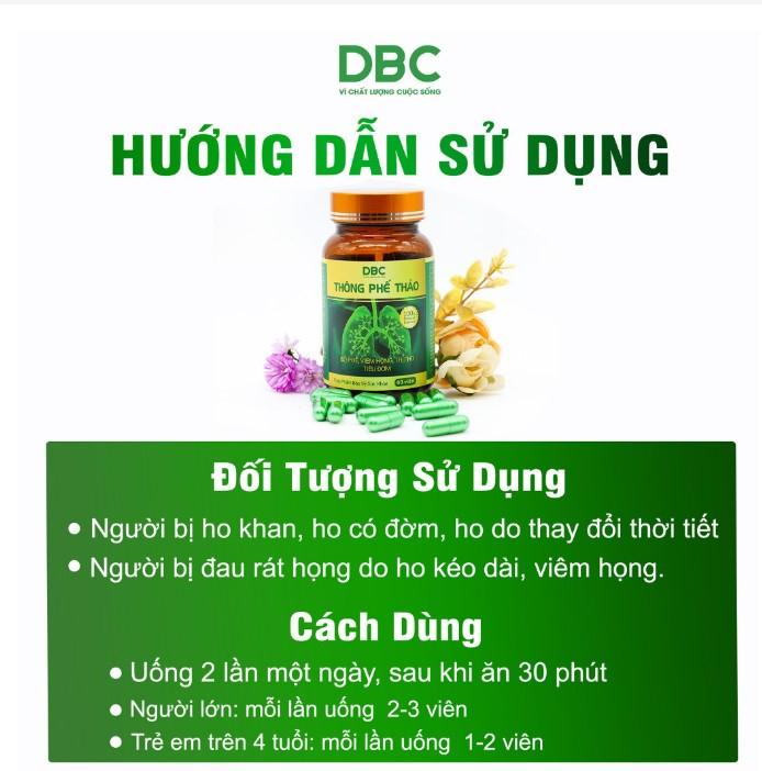 Viên uống giảm ho Thông Phế Thảo Dược Bảo Châu