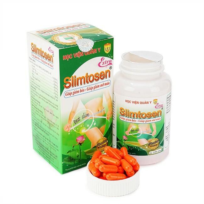 Viên uống giảm mỡ bụng Slimtosen Extra Học Viện Quân Y Việt Nam