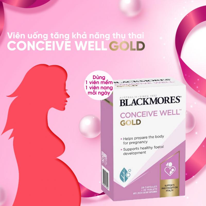 Viên uống Blackmores Conceive Well Gold 56