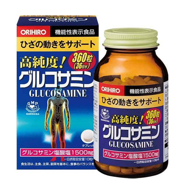 Viên uống Glucosamine Nhật Bản Orihiro 1500mg