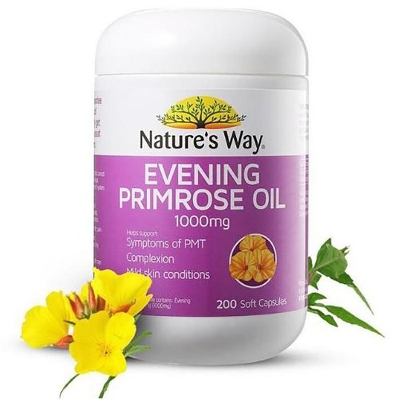 Viên uống hỗ trợ cân bằng nội tiết tố nữ Nature's Way Evening Primrose Oil 200 viên