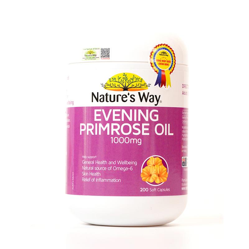 Viên uống hỗ trợ cân bằng nội tiết tố nữ Nature's Way Evening Primrose Oil