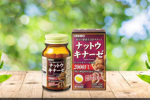 Viên uống hỗ trợ điều trị tai biến Nattokinase Orihiro 60 viên