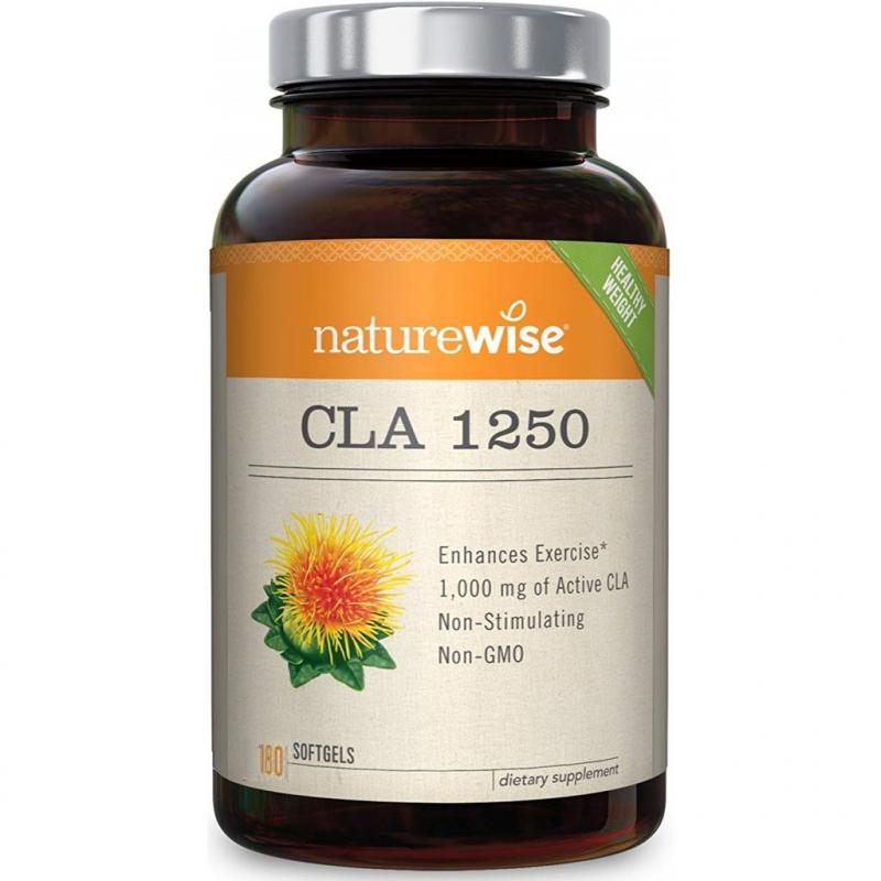 Viên uống hỗ trợ giảm cân, tăng cơ Naturewise – CLA 1250 (180 Viên/Hộp)