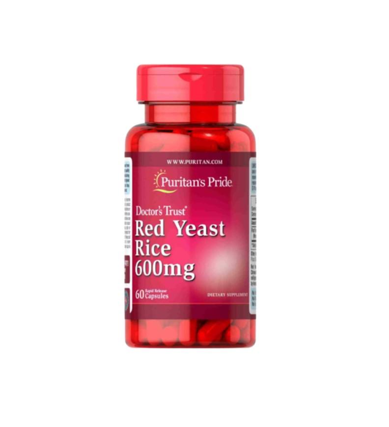 Viên uống hỗ trợ giảm mỡ máu Puritan's Pride Red Yeast Rice