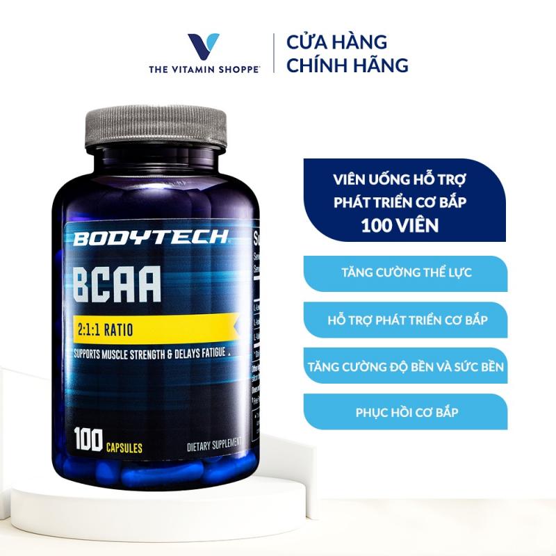 Viên uống hỗ trợ phát triển cơ bắp BodyTech BCAA 2:1:1 Ratio