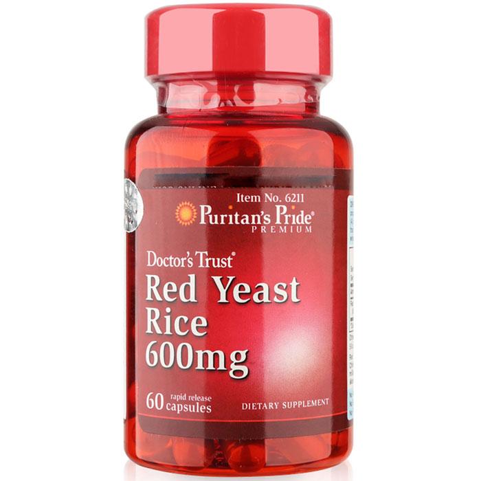 Viên uống hỗ trợ tiêu hóa giảm mỡ máu cholesterol Puritan's Pride Red Yeast Rice