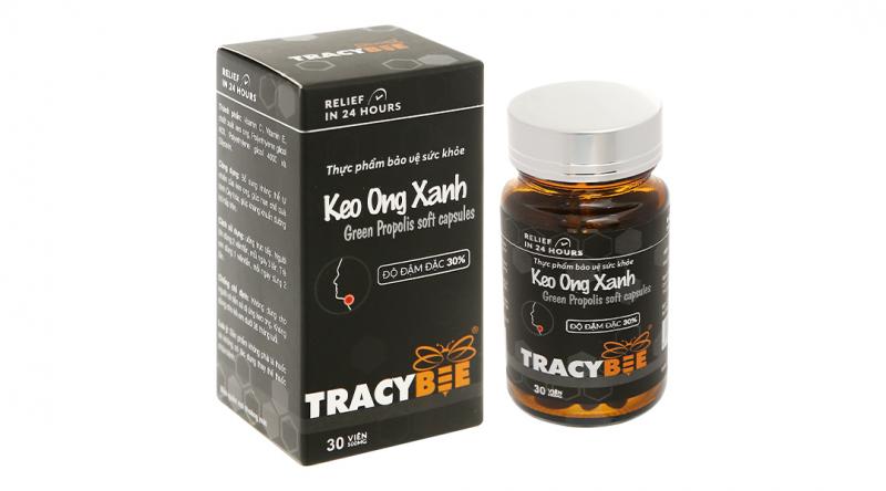 Viên uống keo ong (sáp ong) xanh Brazil Green Propolis Tracybee Nutriway