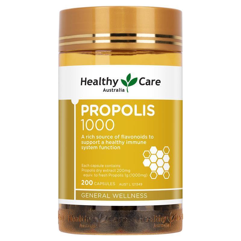 Viên uống keo ong tăng cường miễn dịch Healthy Care Propolis