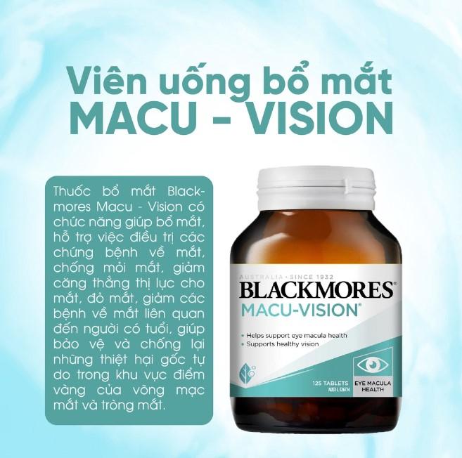 Viên uống ﻿Blackmores Macu-Vision