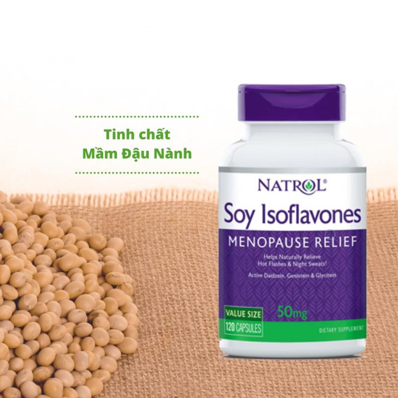 Viên uống mầm đậu nành Natrol Soy Isoflavones