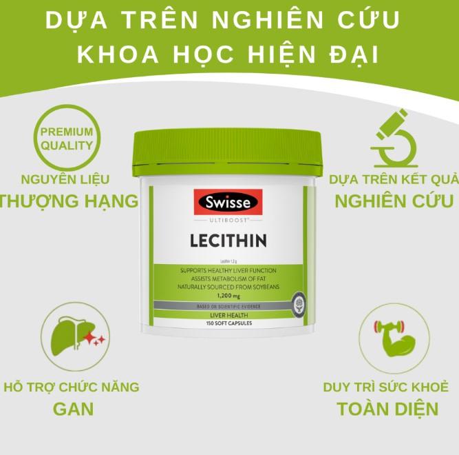 Viên uống mầm đậu nành Swisse Ultiboost Lecithin