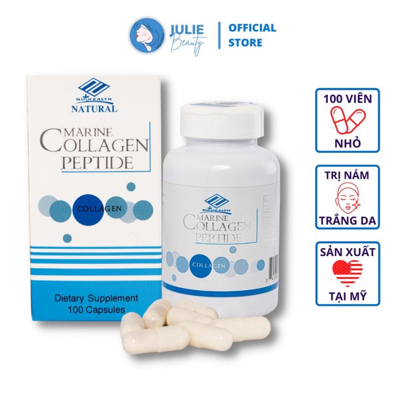 Viên uống Marine Collagen Peptide Nuhealth 100 viên