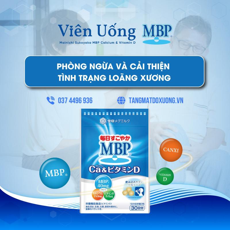 Viên uống MBP - Tăng mật độ xương - Tăng chiều cao vượt trội