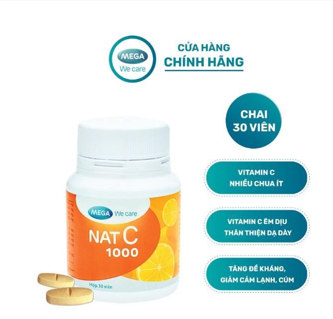 Viên uống Mega We Care NAT C 1000