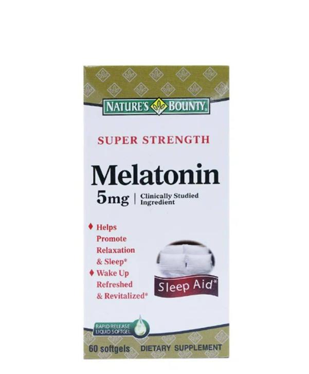 Nature Bounty Super Strength Melatonin 5mg