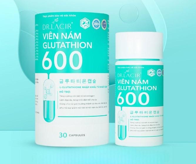 Viên uống nám trắng da Glutathione 600 Dr Lacir