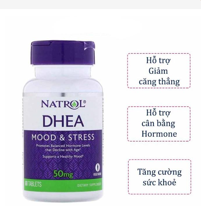 Viên uống Natrol DHEA Mood & Stress 50mg