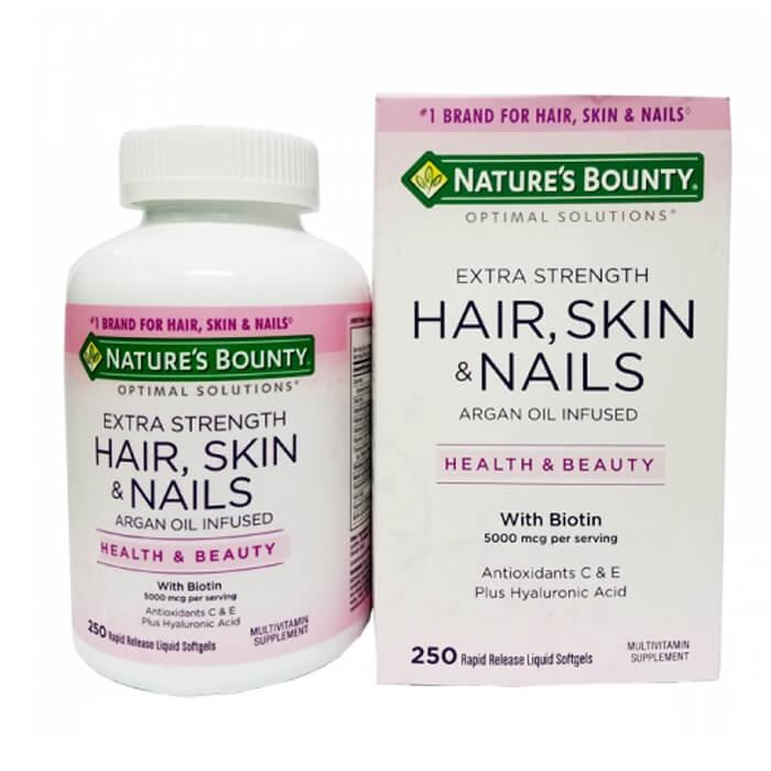 Viên uống Nature’s Bounty Optimal Solutions Hair, Skin & Nails 150 viên