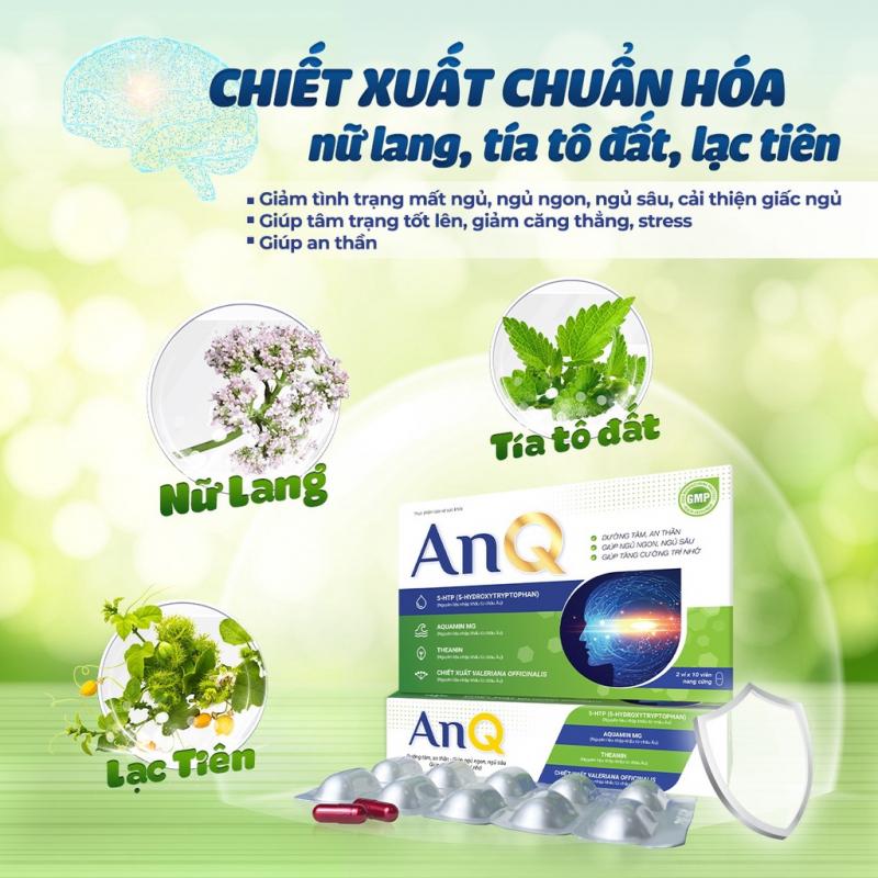 Viên uống ngủ ngon AnQ Hộp 20 Viên