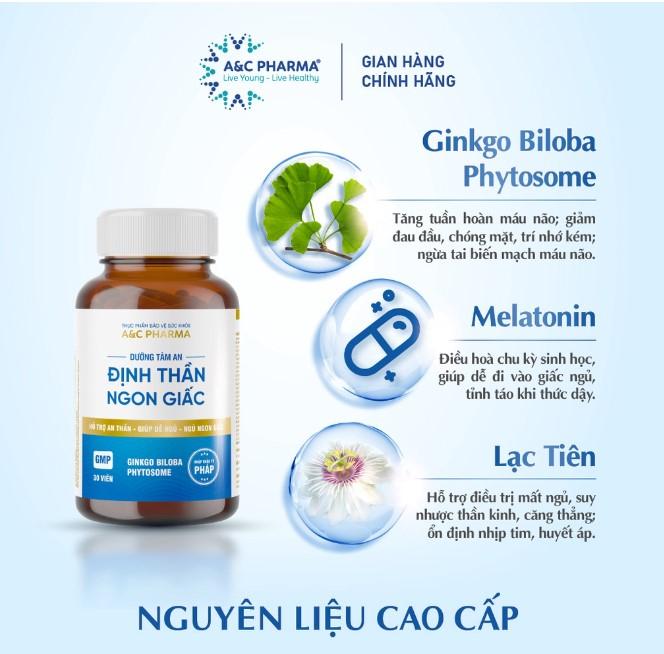 Viên uống ngủ ngon Dưỡng Tâm An Định Thần Ngon Giấc