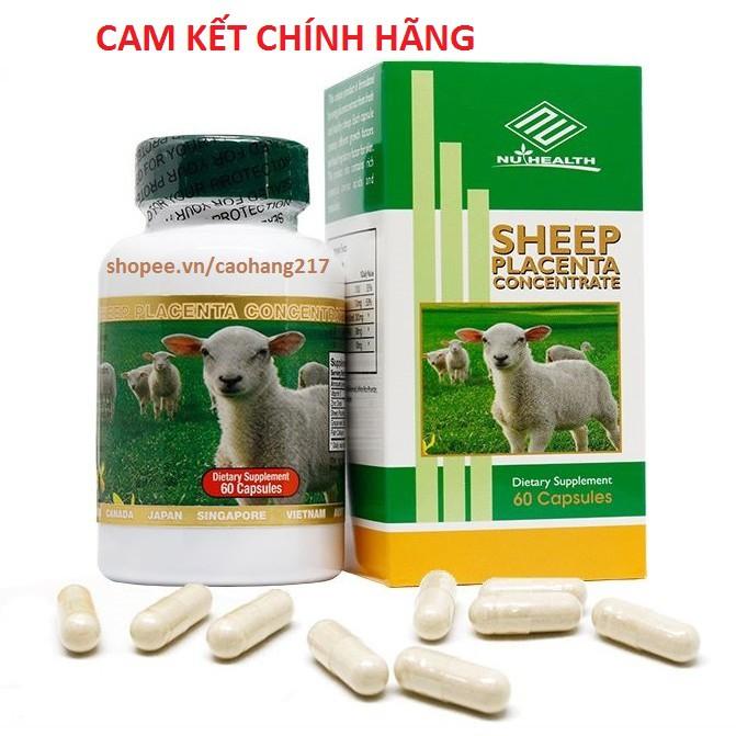 Viên uống nhau thai cừu Sheep Placenta Concentrate Nu-Health