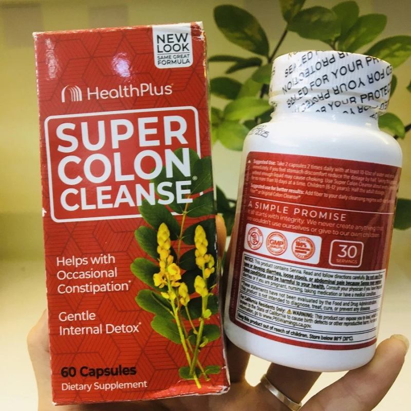 Viên Uống Nhuận Tràng Health Plus Super Colon Cleanse